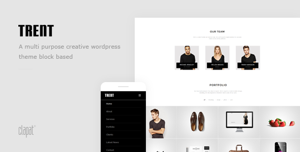 Trent - Wordpress Responsive One Page Parallax Theme Logo